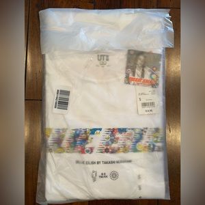 Billie Eilish x Takashi Murakami x UNIQLO Flower Logo Tee (US Women's Sz. Small)